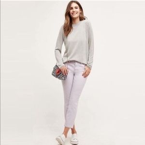 SOLD Pilcro Lilac Purple Crop Stet Jeans 31